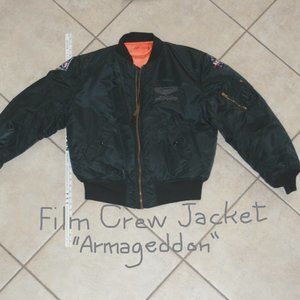 Rare Armaggedon film crew jacket collectible